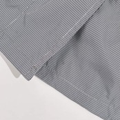 CROCODILE クロコダイル チェック ハーフコート M/ネイビー×ホワイト系 レディース