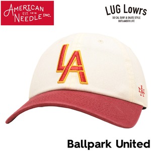 AMERICAN NEEDLE アメリカンニードル キャップ メンズ レディース 帽子 Ballpark United ユナイテッド ホワイト SMU674A-LA-I/B 日本代理店正規品
