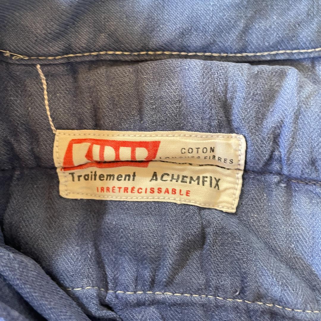 50-60s KIDUR フレンチワーク Metis ブルー パンツ | ib2