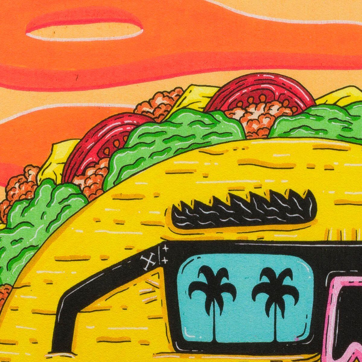 アートインテリア(ミュラート)/A4：紙_MU-A4-62_Tito the Taco | MULGA