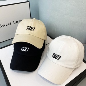 1987ロゴキャップ bt0478【韓国メンズストリートファッション】
