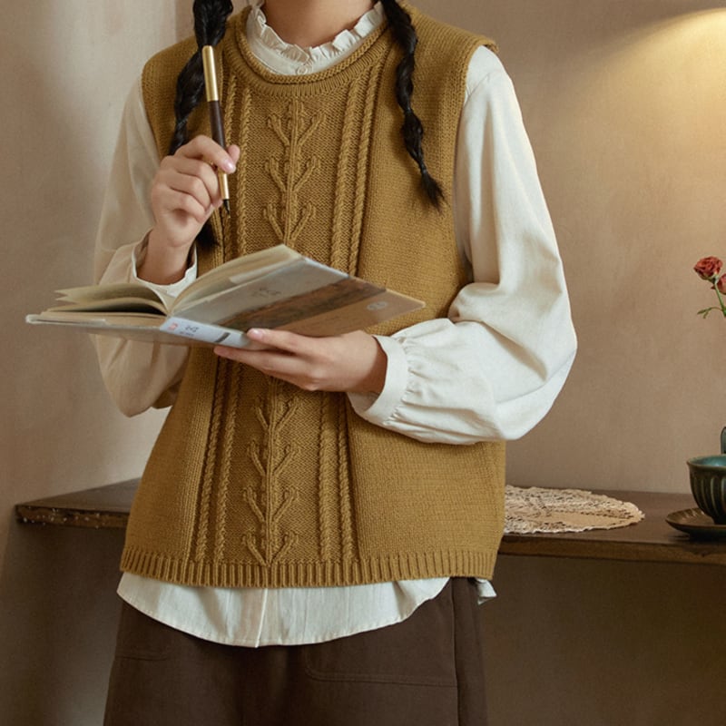 デザインニットベスト M1804