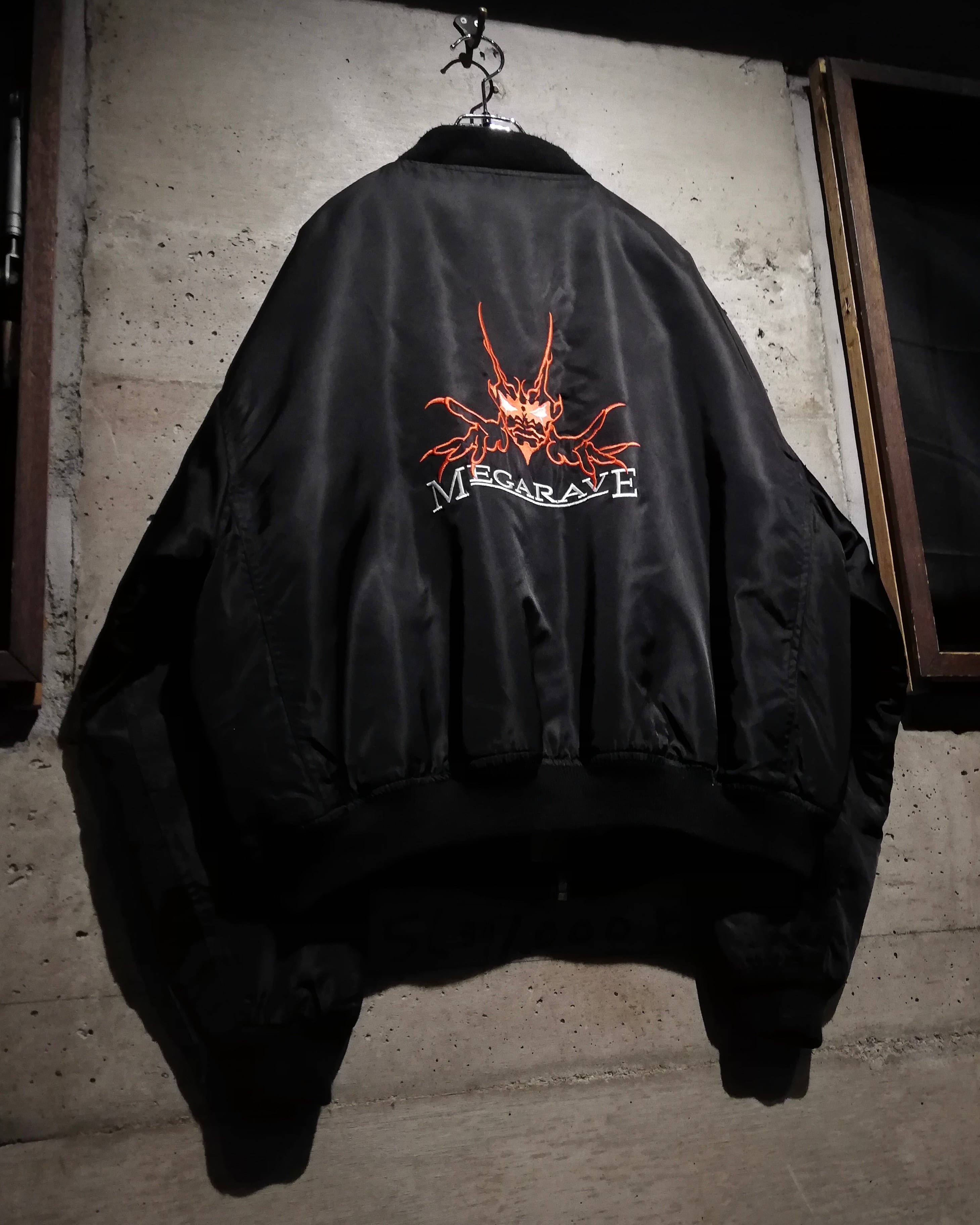 Caka】“MEGARAVE”Embroidery Loose MA-1 Type Bomber Jacket | Caka