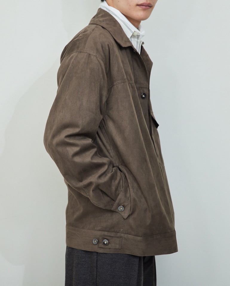  スウェード ジャケット VEGAN SUEDE TRUCKER JK / ヴィーガンスウェードトラッカージャケット