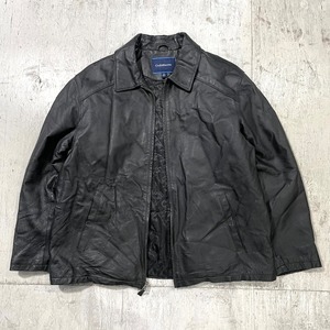 2000's croft&barrow leather drizzler jacket #G727
