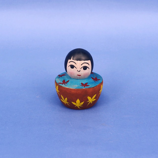 《 津軽系・小島利夏 工人 》えじこ　紅葉