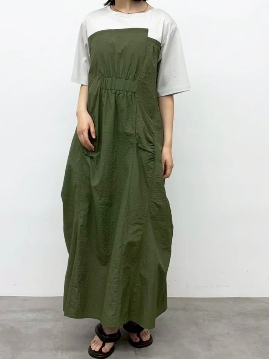 30％OFF SALE!!】CYNICAL(シニカル)異素材ドッキングワンピースト 大人