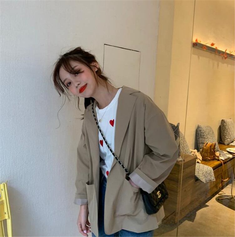 春も使える/CHIC気質/おしゃれな/トレンド/新品//半袖/スーツジャケット/コート