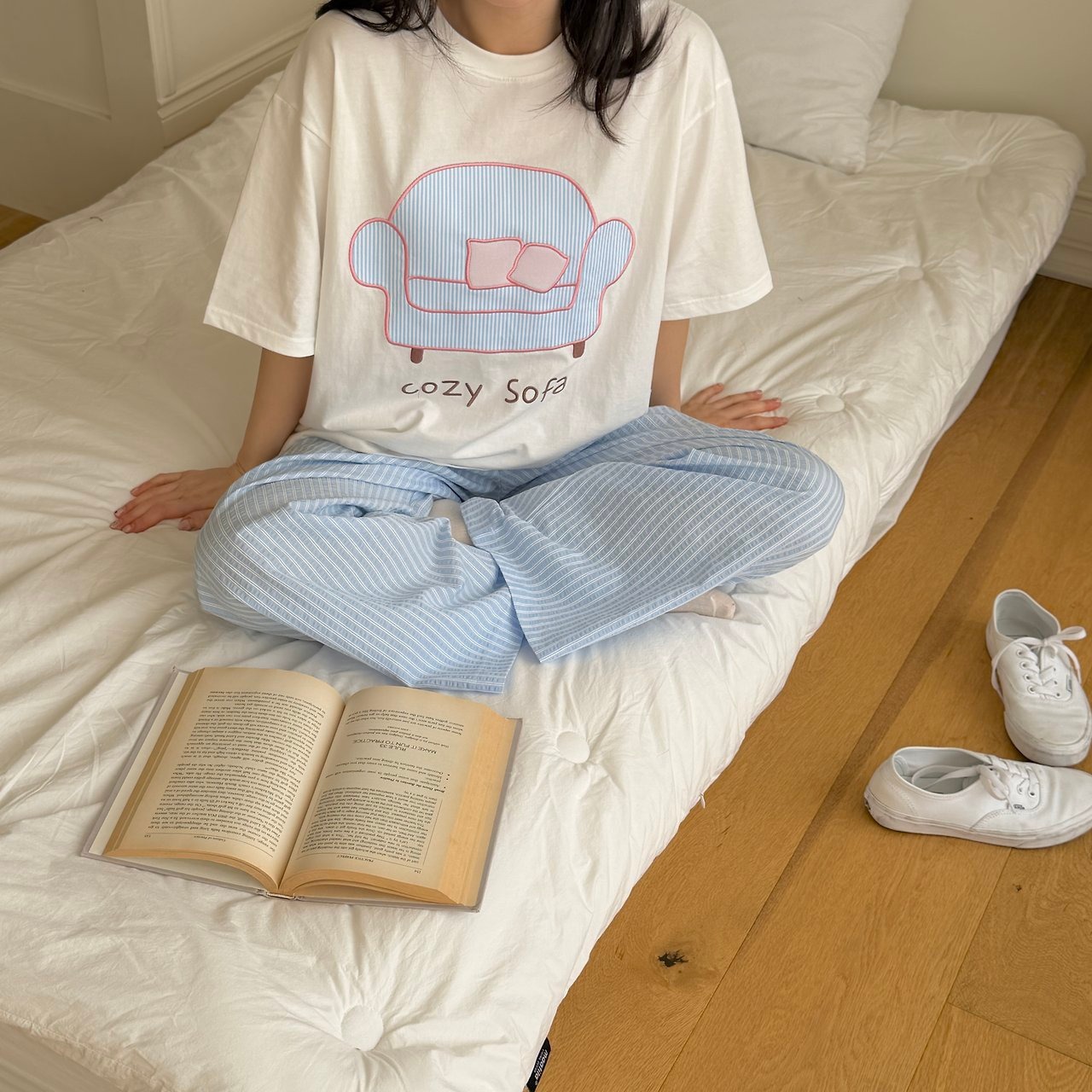 [ninibello] ADULT) Lounge Cotton Pants / [니니벨로] ADULT)라운지코튼팬츠