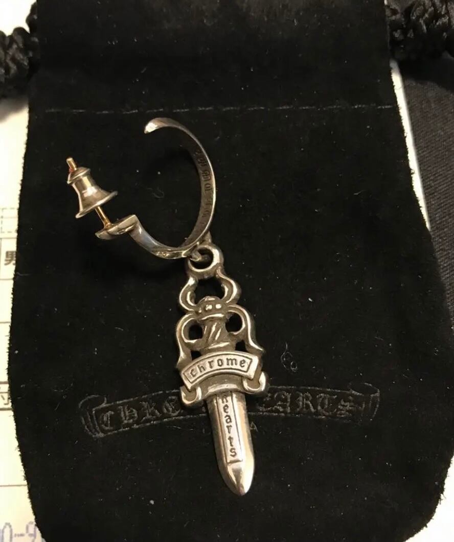 クロムハーツダガーピアス （CHROME HEARTS クロムハーツ ダガー 