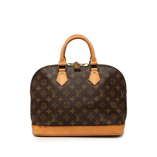 ルイ ヴィトン モノグラム アルマPM ハンドバッグ M51130 ブラウン PVC レザー レディース LOUIS VUITTON 【中古】