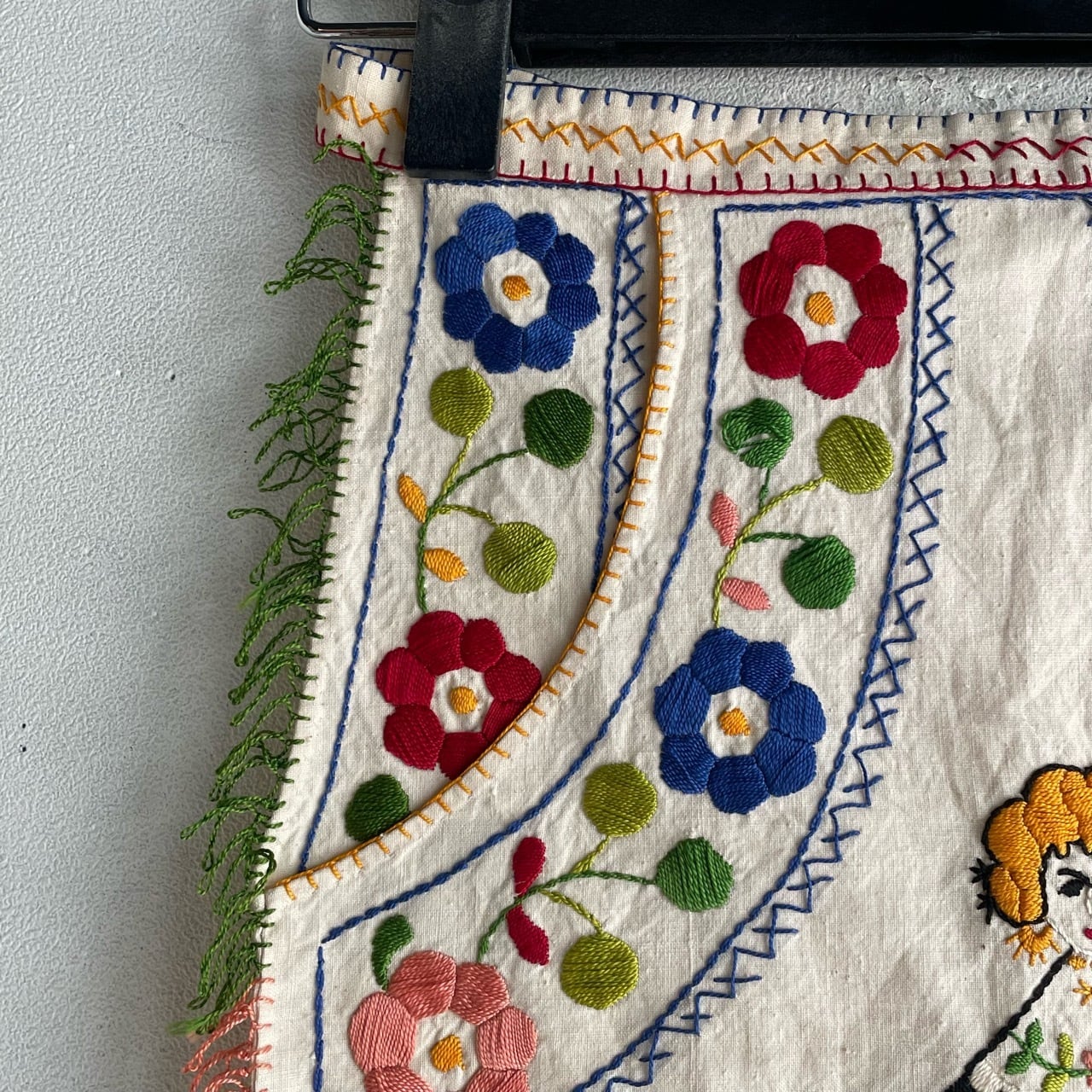 カントリー刺繍ヴィンテージエプロン | Boutique888