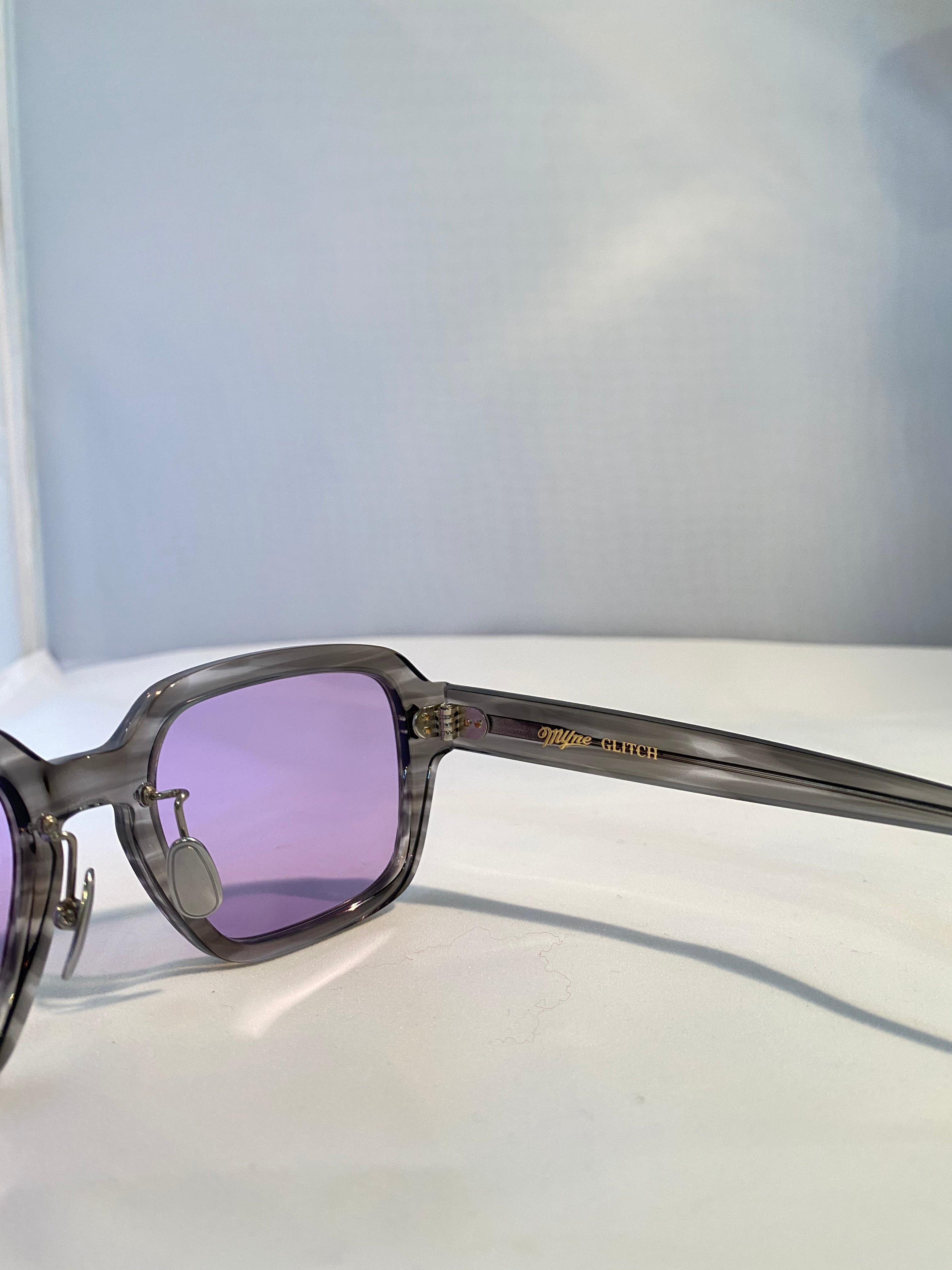 オンライン通販 MYne × Glitch Eyewear サングラス 紫(中古) 【公式通販】
