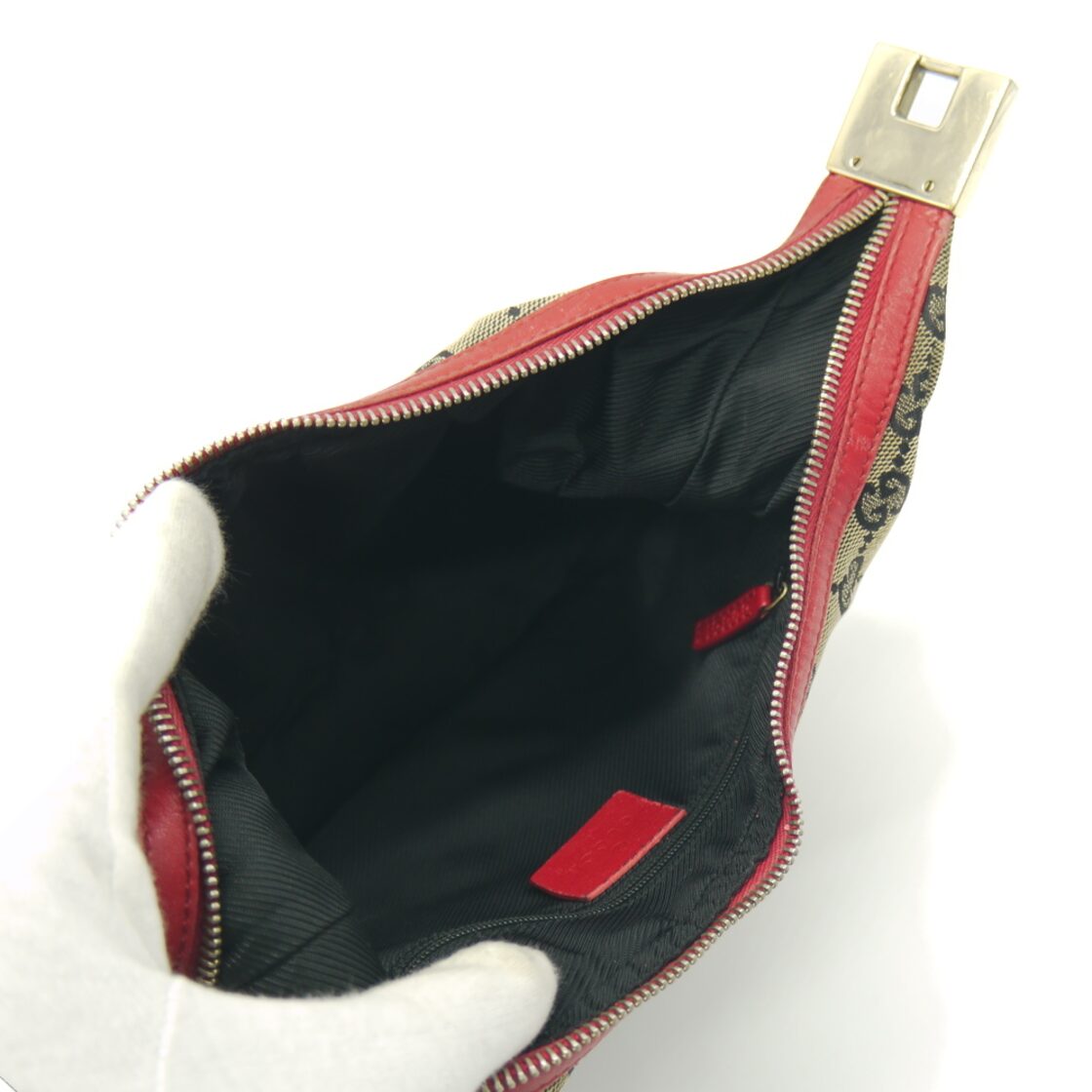 GUCCI グッチ ショルダーバッグ 001 3812 002122 キャンバス レザー 