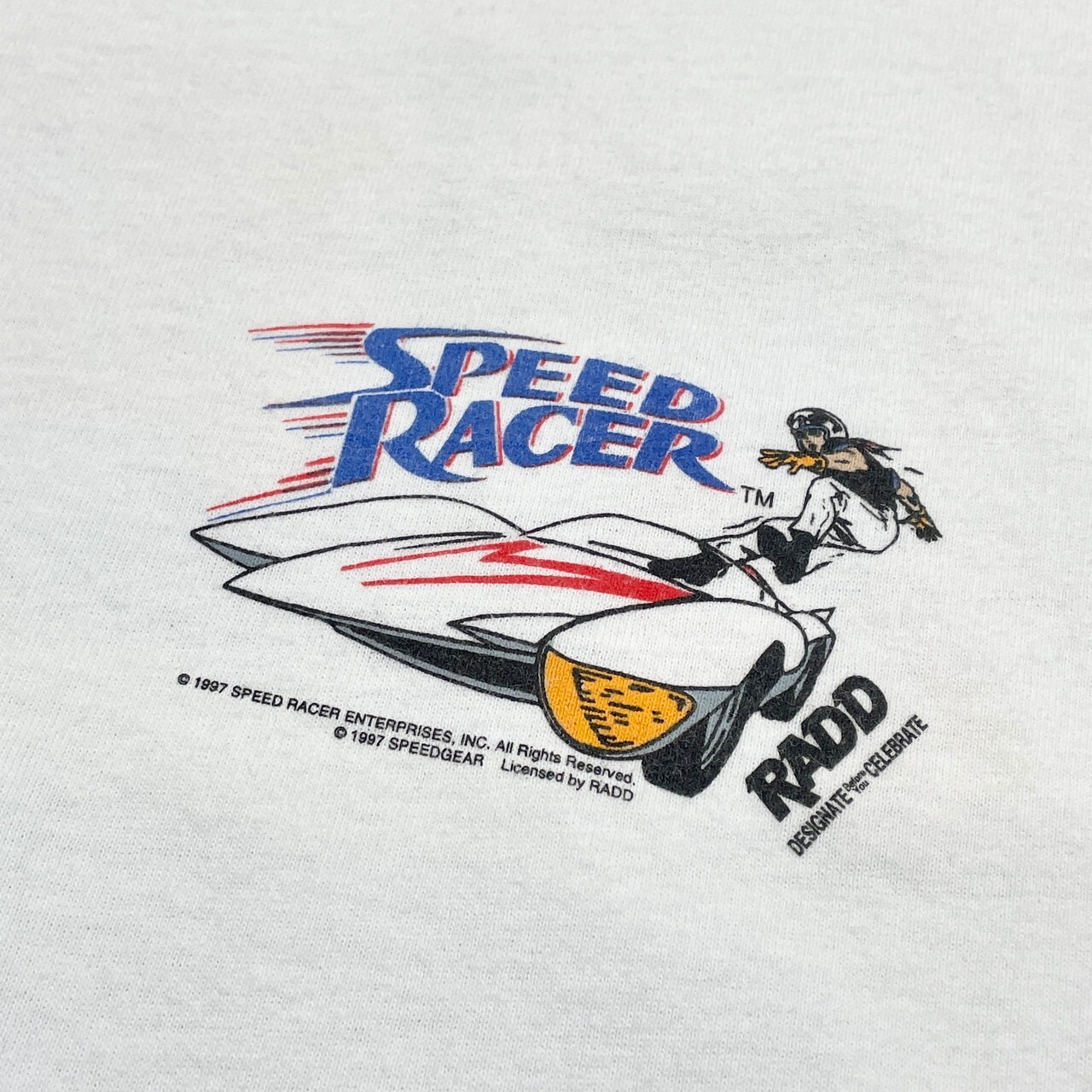 90年代 USA製 マッハGoGoGo SPEED RACER キャラクタープリントTシャツ 