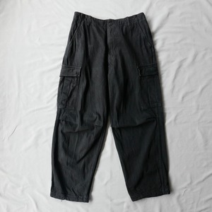 COMOLI 24SS BLACK DENIM B.D.U PANTS
