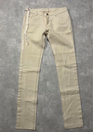 individual sentiments　13SS コットンペーパーパンツ