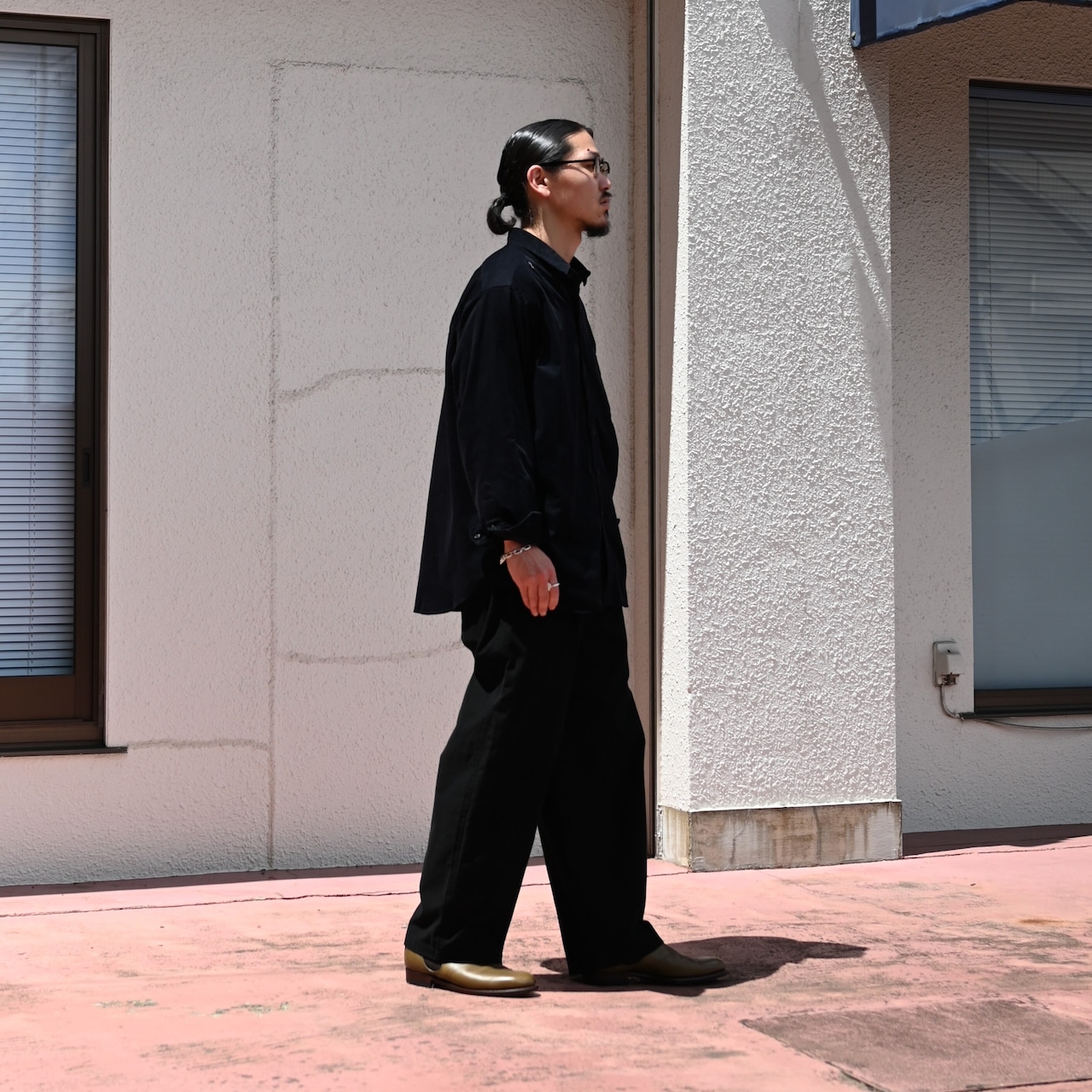 THE DAY(ザデイ)ORGANIC COTTON CORDUROY SHIRTコーディネート
