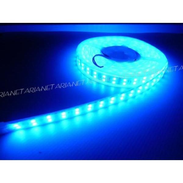 24V/船舶・漁船用/劣化防止カバー付/青色ブルー/LEDテープライト蛍光灯