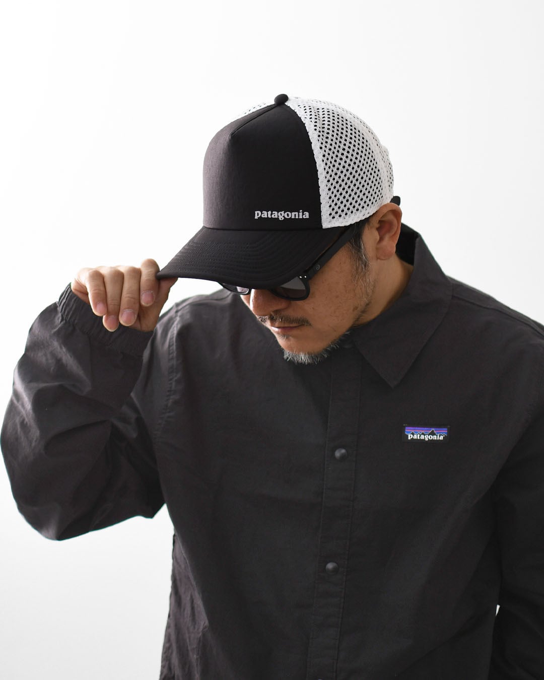 ZORLAC トラッカーハット 白黒 Patagonia [パタゴニア正規代理店] Duckbill Trucker Hat -BLK- [28758