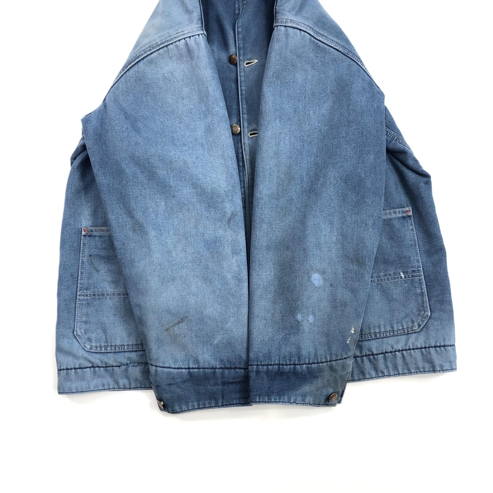 BIG MAC ビッグマック カバーオール 80年代 襟コーデュロイ 裏