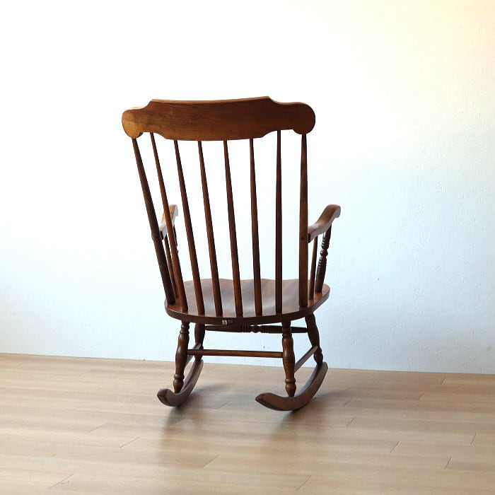 ヴィンテージ ロッキングチェア 飛騨の家具 古家具 ブナ材 無垢材 | RENOKA