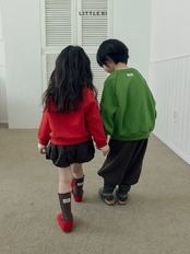 【取寄】LITTEL HI キチVネックMTM｜秋服｜韓国子供服｜26/AT