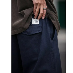 ★CASUAL DRAWSTRING POCKET FIVE-POINT PANTS　　　A0590