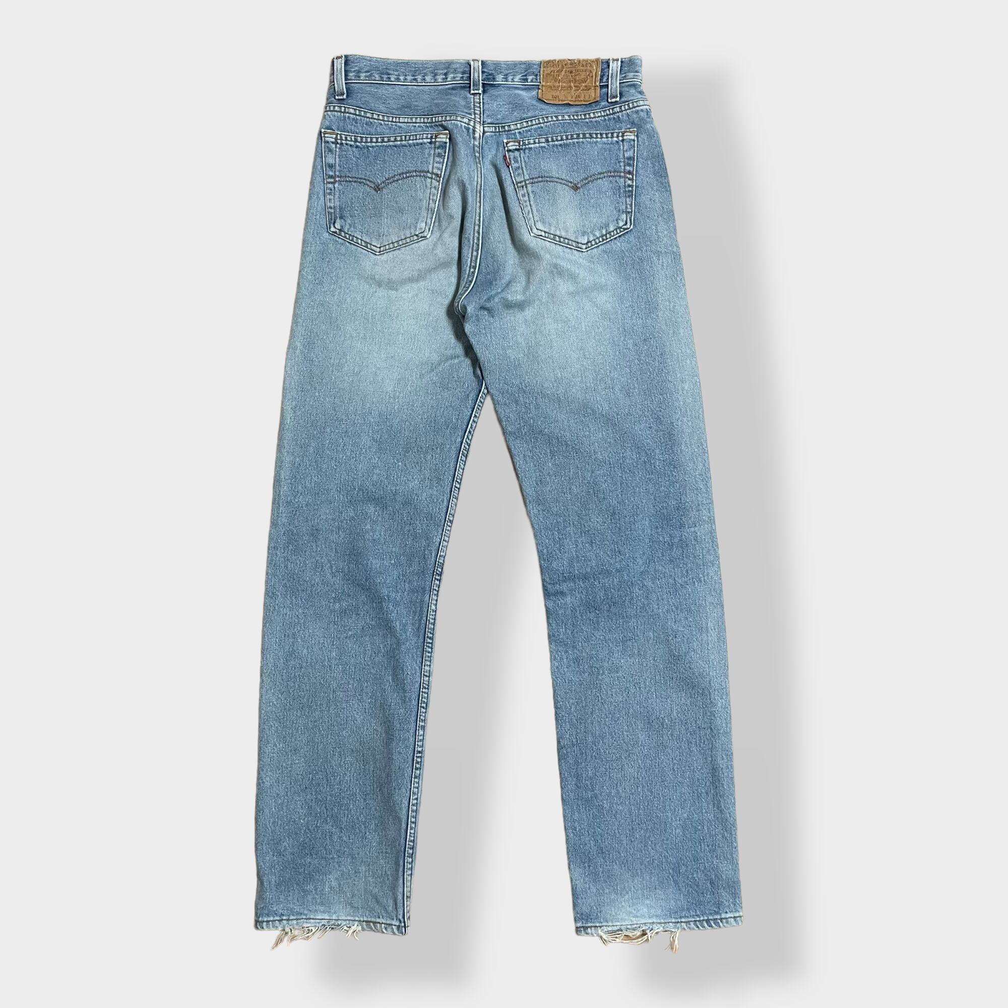 LEVI'S】90s USA製 501 デニム ジーパン ジーンズ W34 L36 ボタン ...