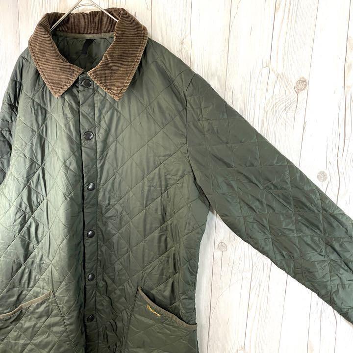 【XL相当・カーキ】バブアーBarbour リッズデイル キルティングジャケット | 古着館Nos