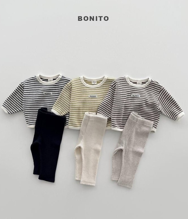 【取寄】Bonito（Baby）べべワッフルレギンスセット｜秋服｜韓国子供服｜ 26/AT