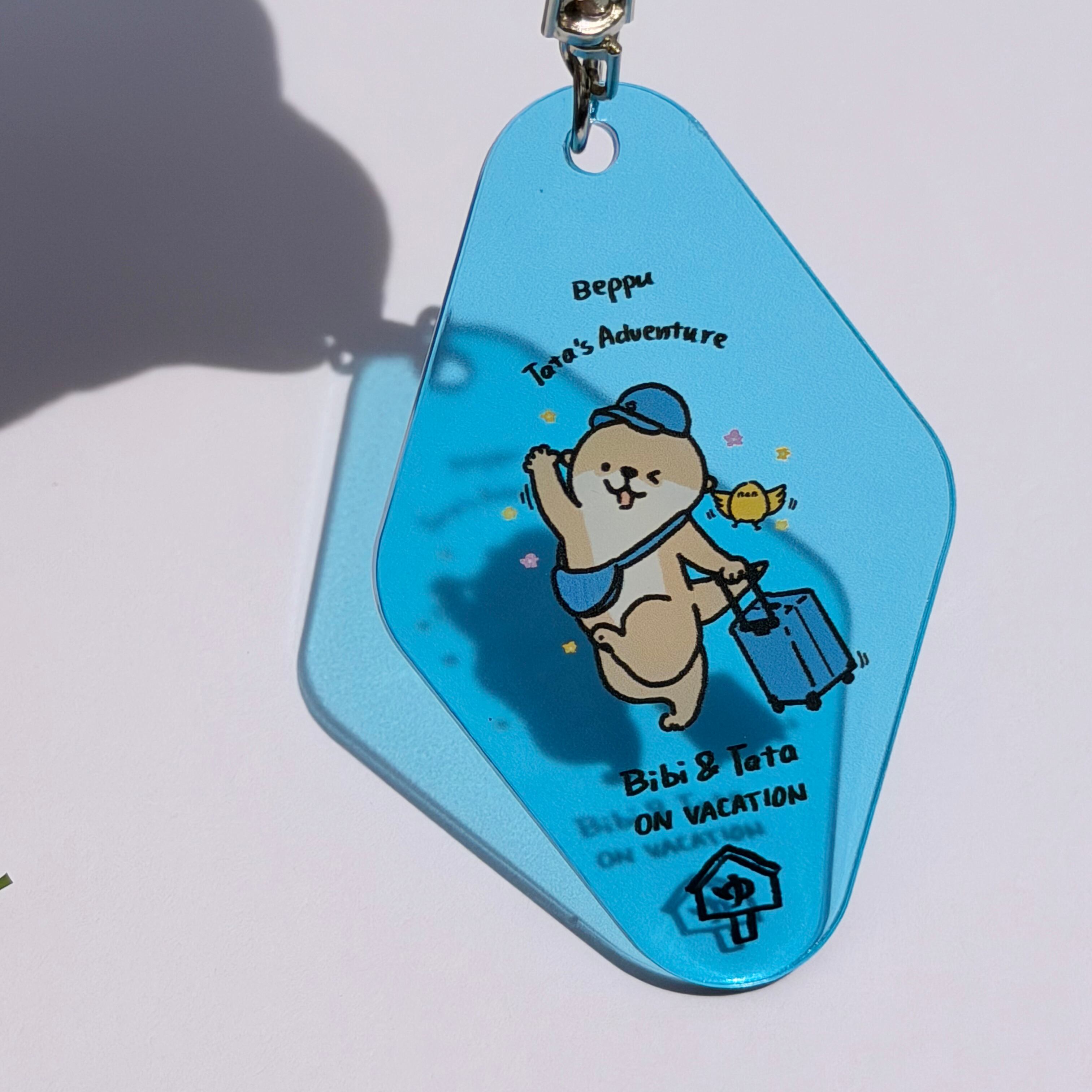カワウソtataの旅行九州限定アクリルキーホルダー