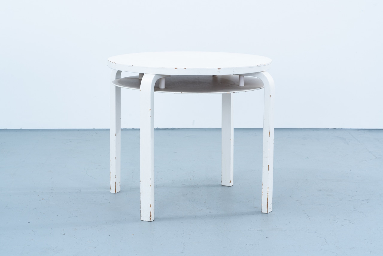 Alvar Aalto | 51 Hallway arm chair & model.70 coffee table set