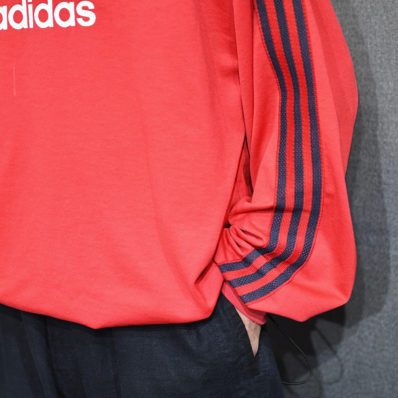 custom draw cord adidas long sleeve tee