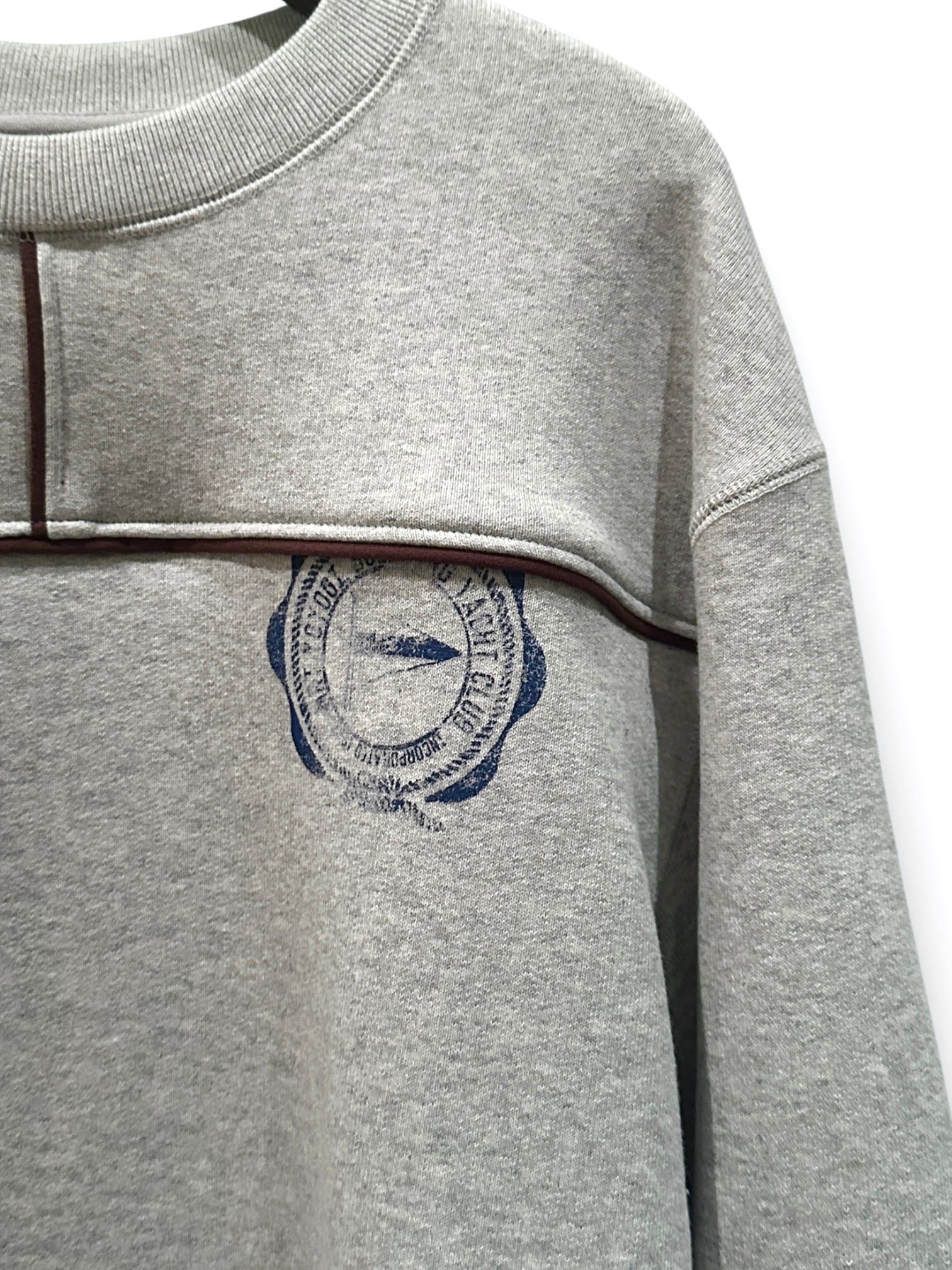 KHOKI  [LEATHER  TRIMMED SWEATSHIRTS]