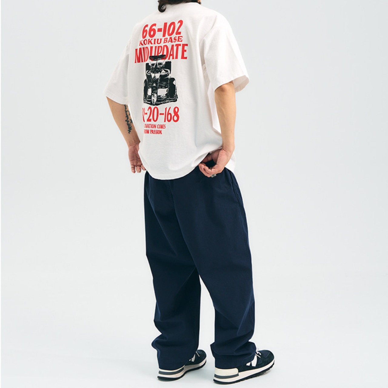 ドレープ・シティワイドチノパンツ N3598 - 17