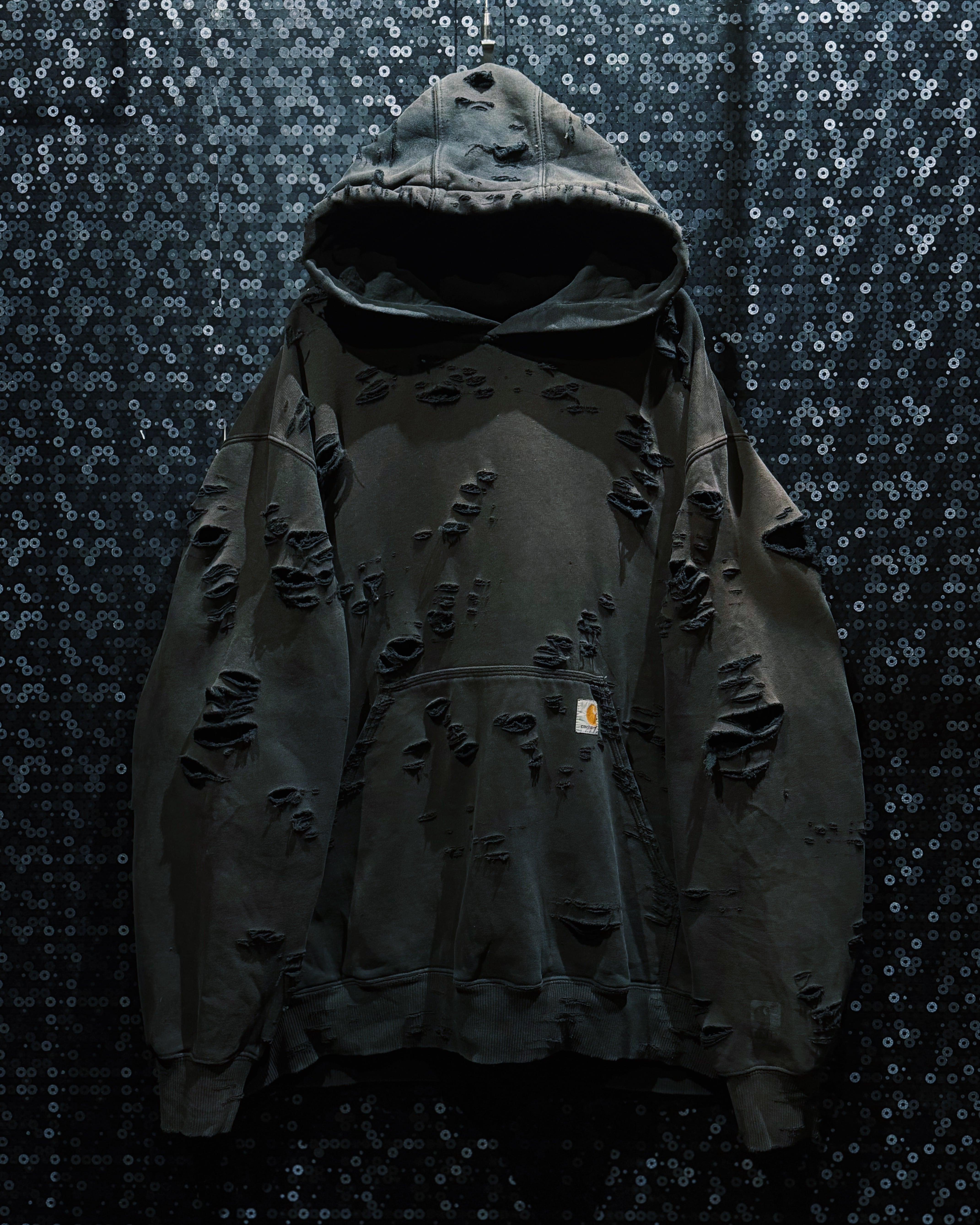 【ÆIEM】original”boro”remake” “Carhartt” vintage Heavyweight Destroyed Work Hoodie