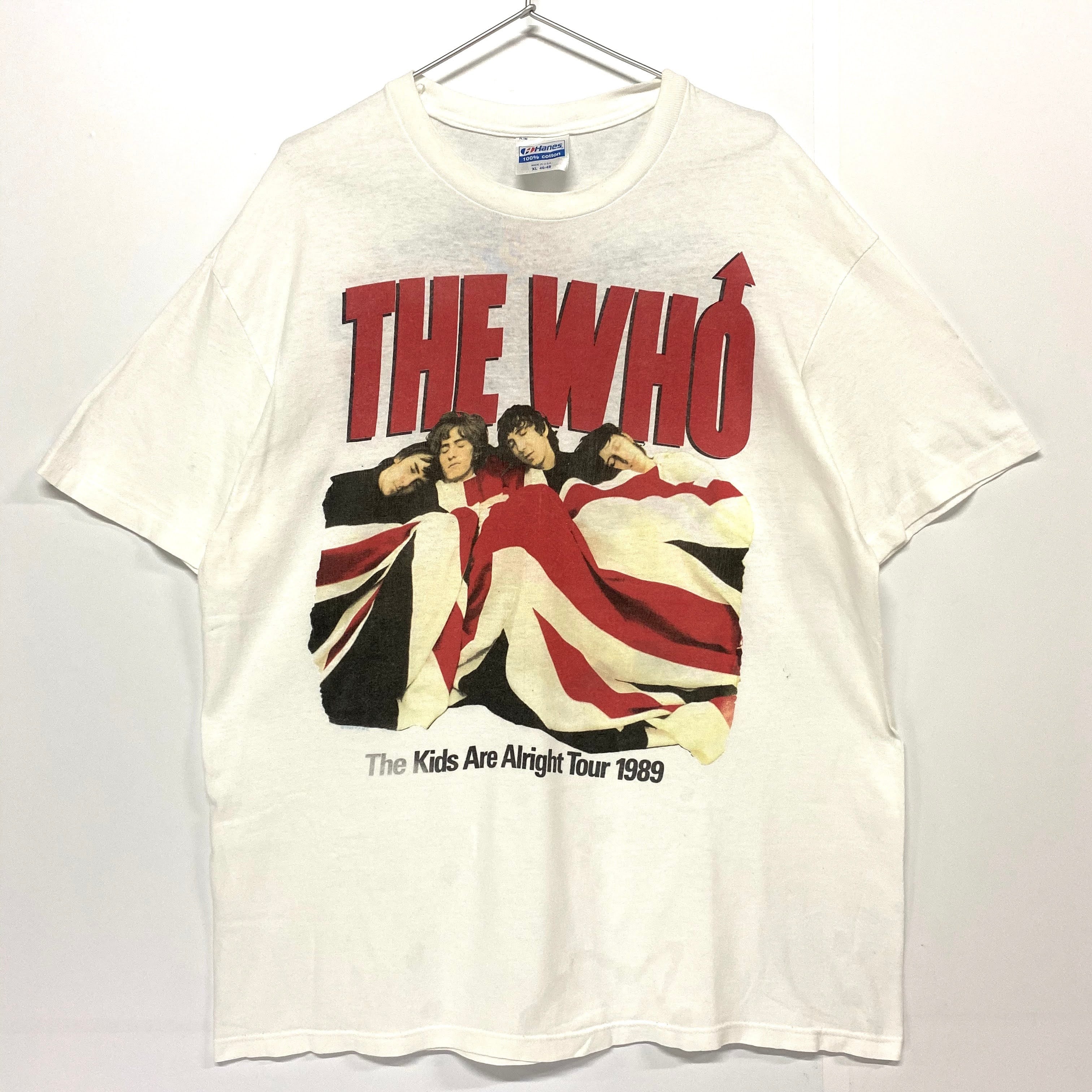 80年代 USA製 THE WHO!89年ツアーTシャツ バンドTシャツ ヴィンテージ 