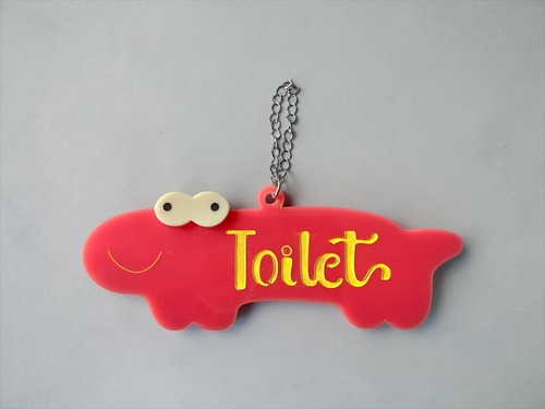 MAYUBONNE ドアプレート　Toilet ワニ