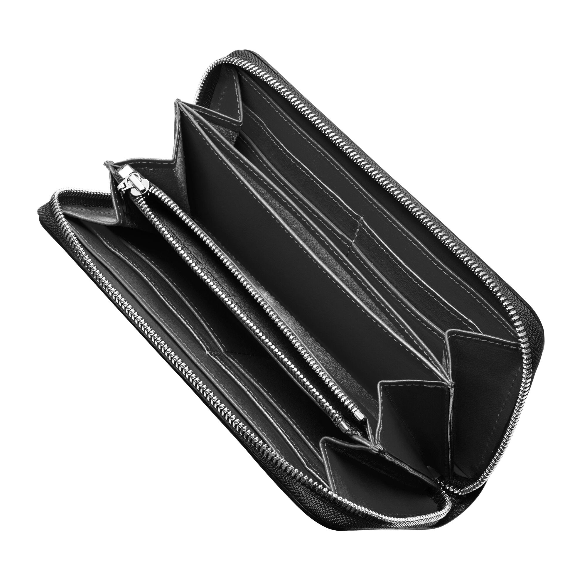 ラウンドファスナー長財布 ファスナー小銭入れタイプ／プレーン