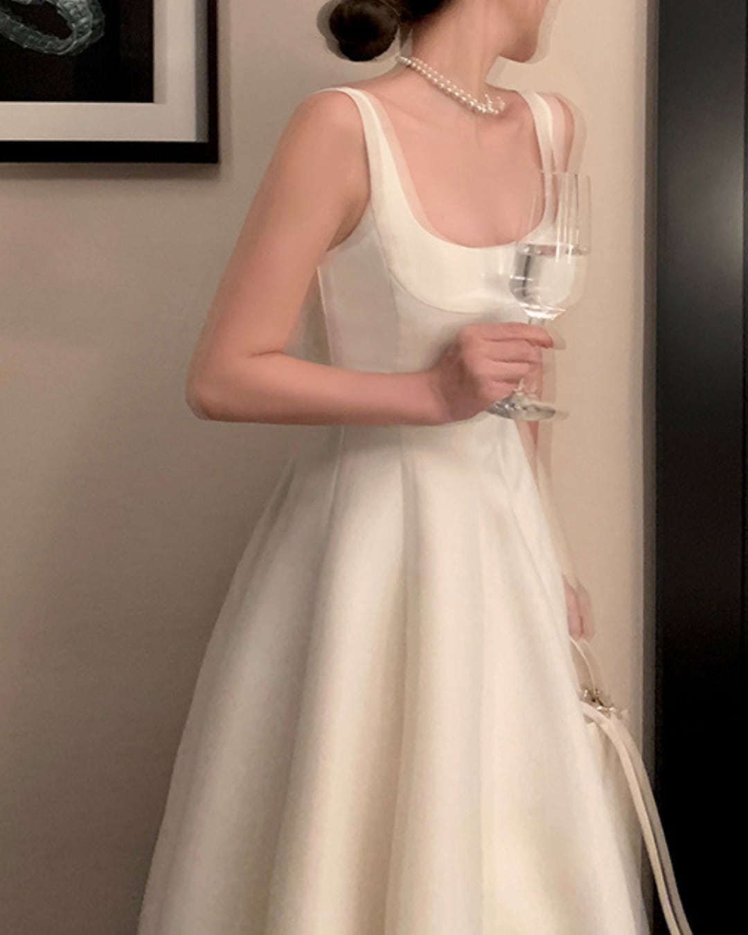 エレガントフレアドレス S25498