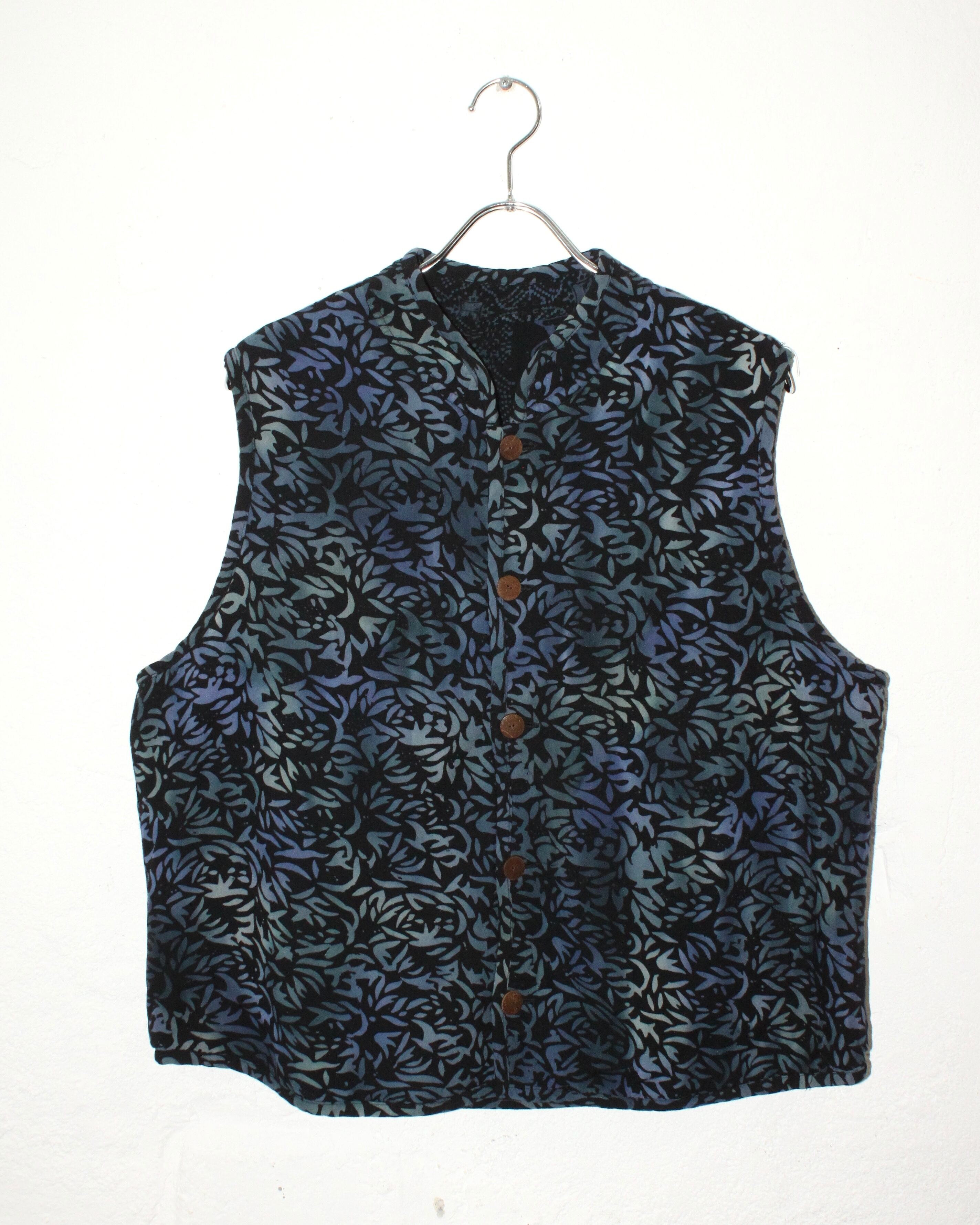 USED Indian Cotton Reversible Vest