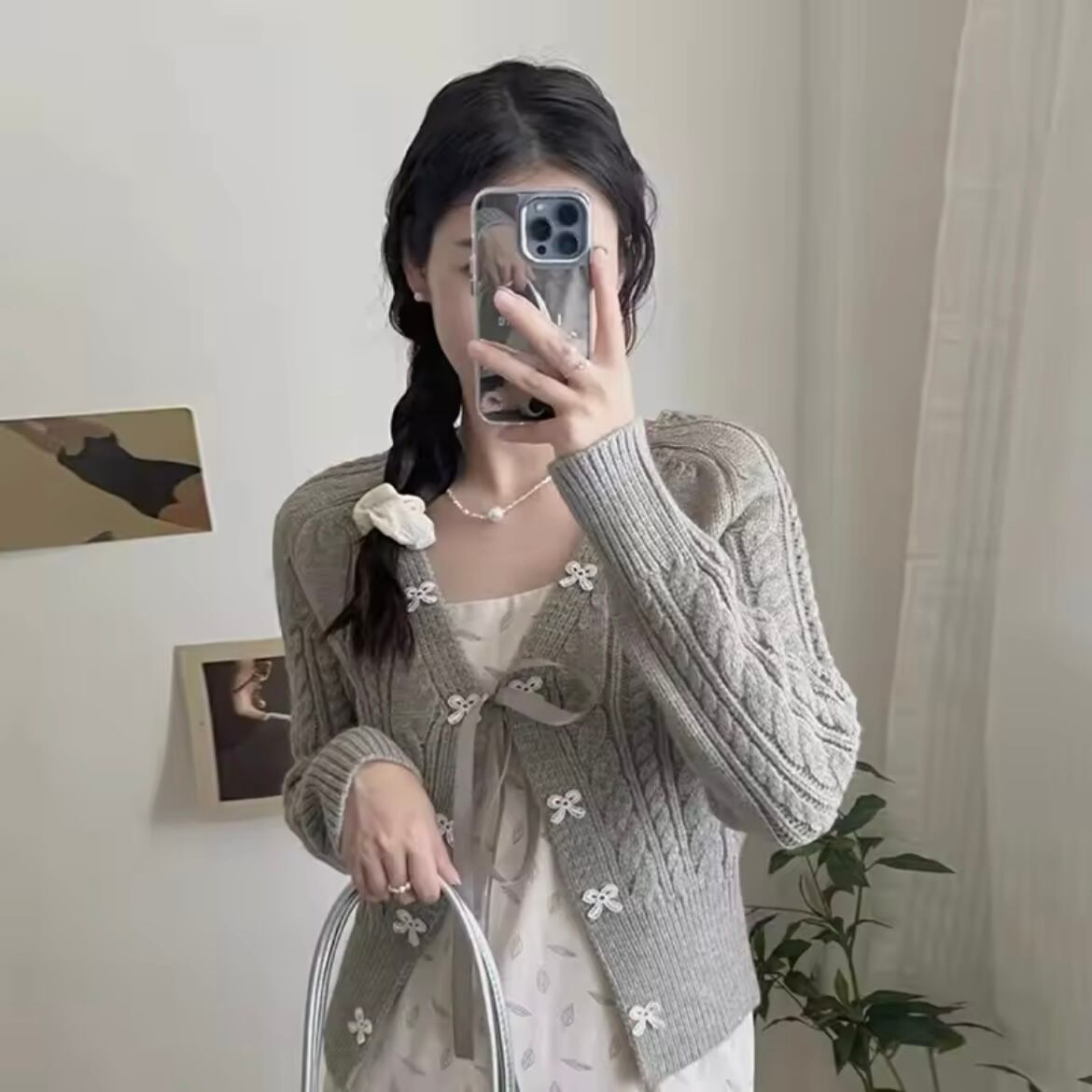 ロマンティックリボンカーディガン