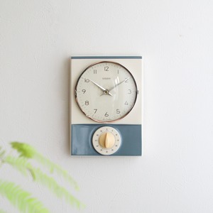 CERAMIC KITCKEN CLOCK & TIMER | KIENZLE | 1960-70s | Germany