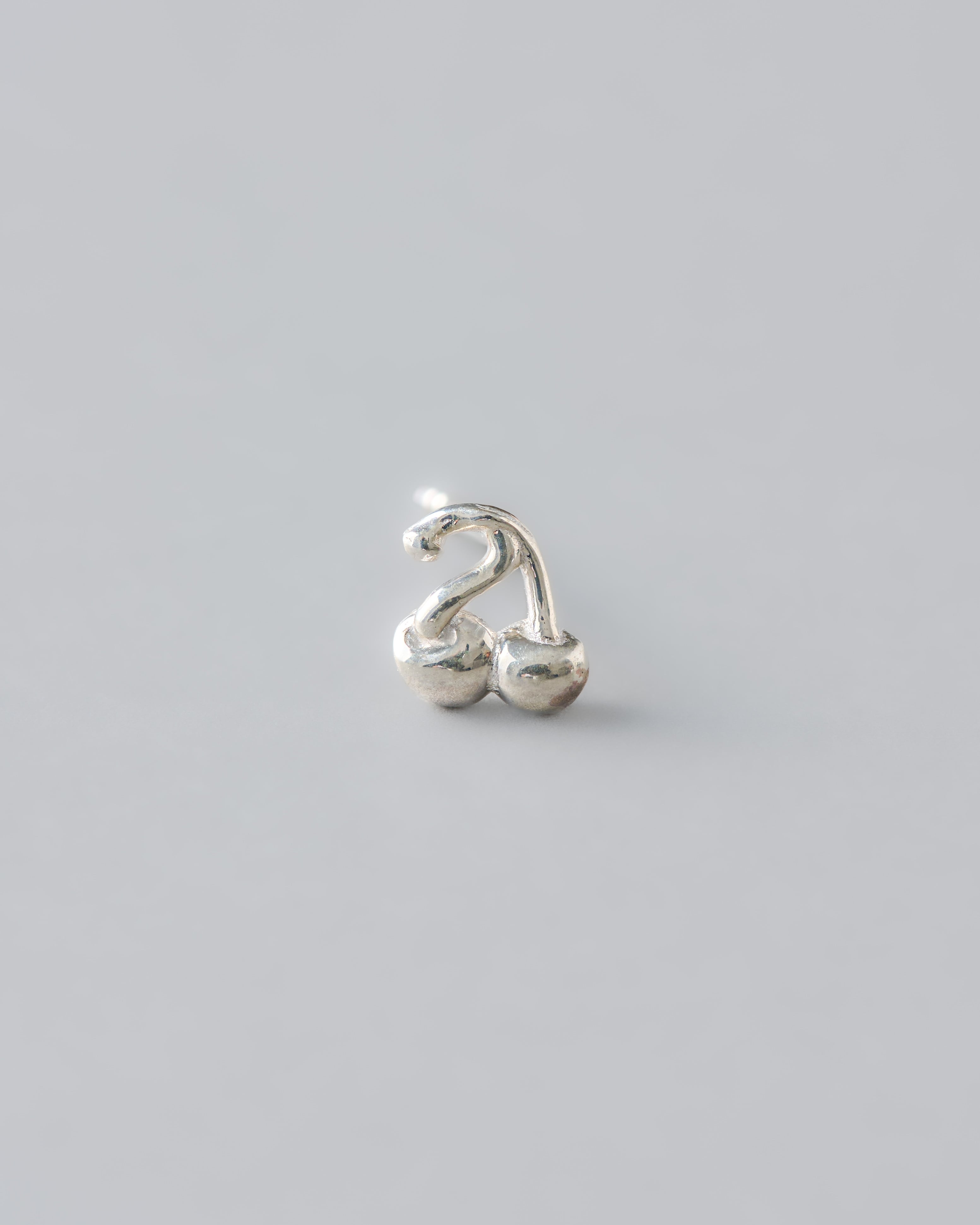 cherry body earring straight silver925 16G #LJ21058P 14G #LJ21059P