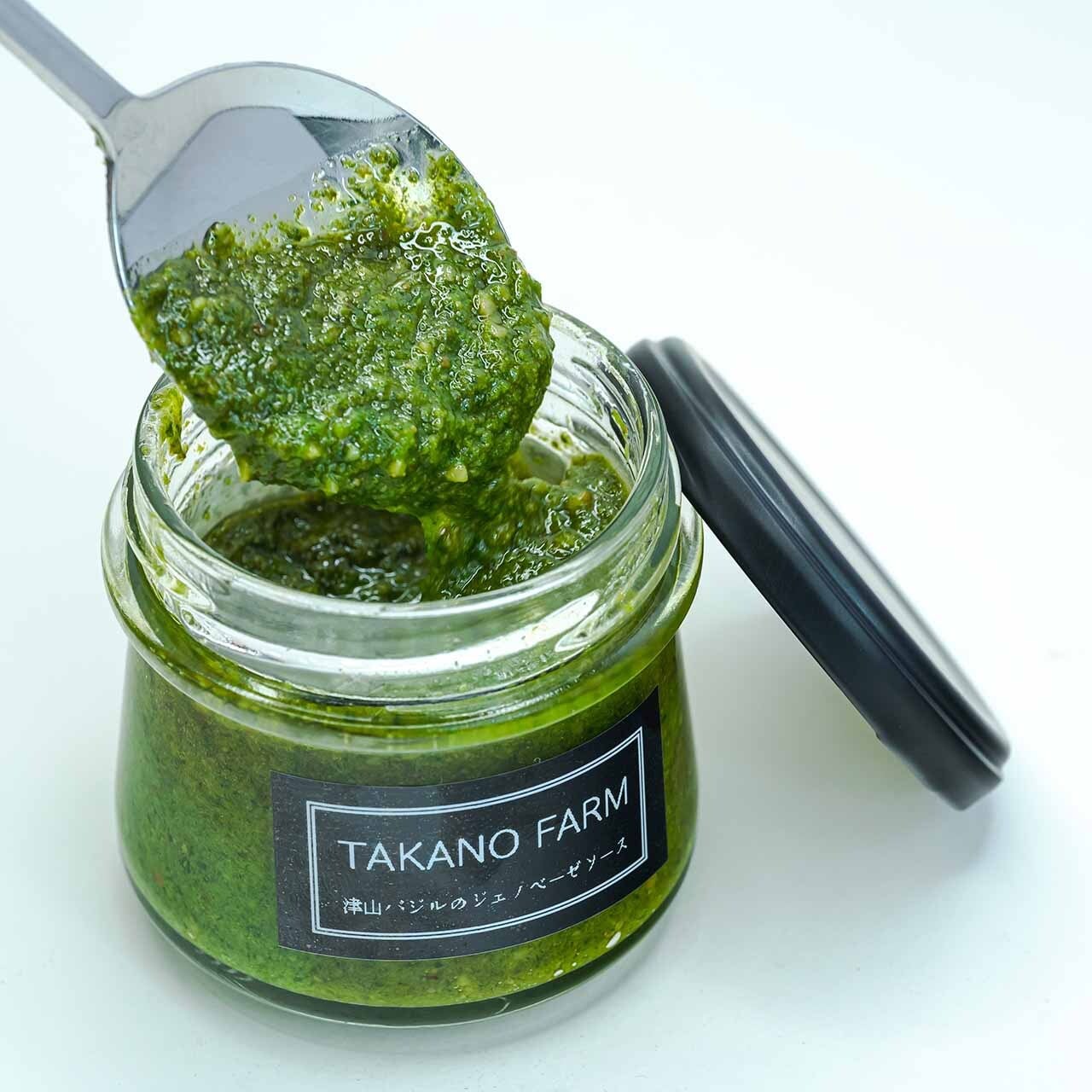 バジル商品です♪ 津山バジルのジェノベーゼソース3点セット | Takano Farm 津山