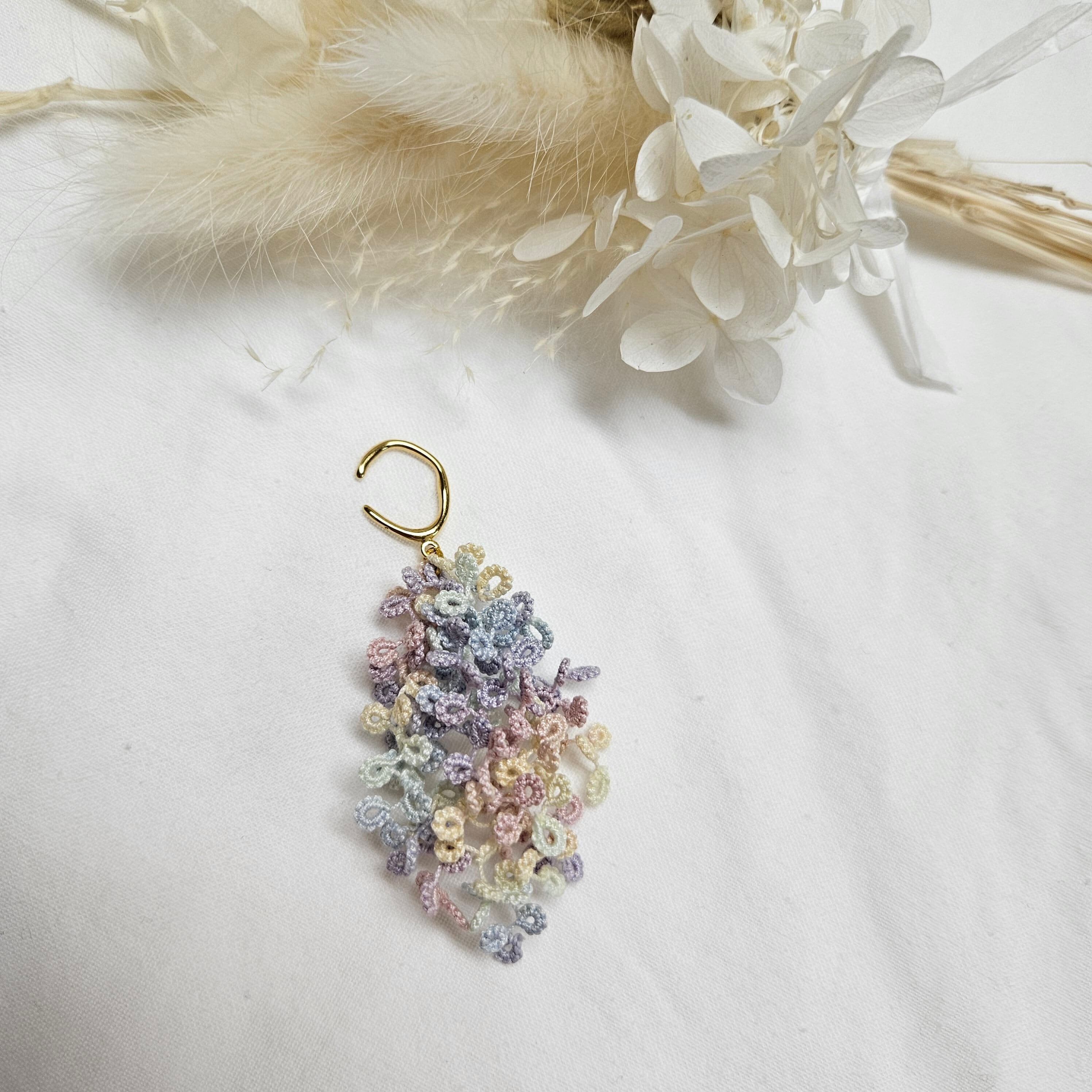 タティングレース : イヤーカフ オーロラ