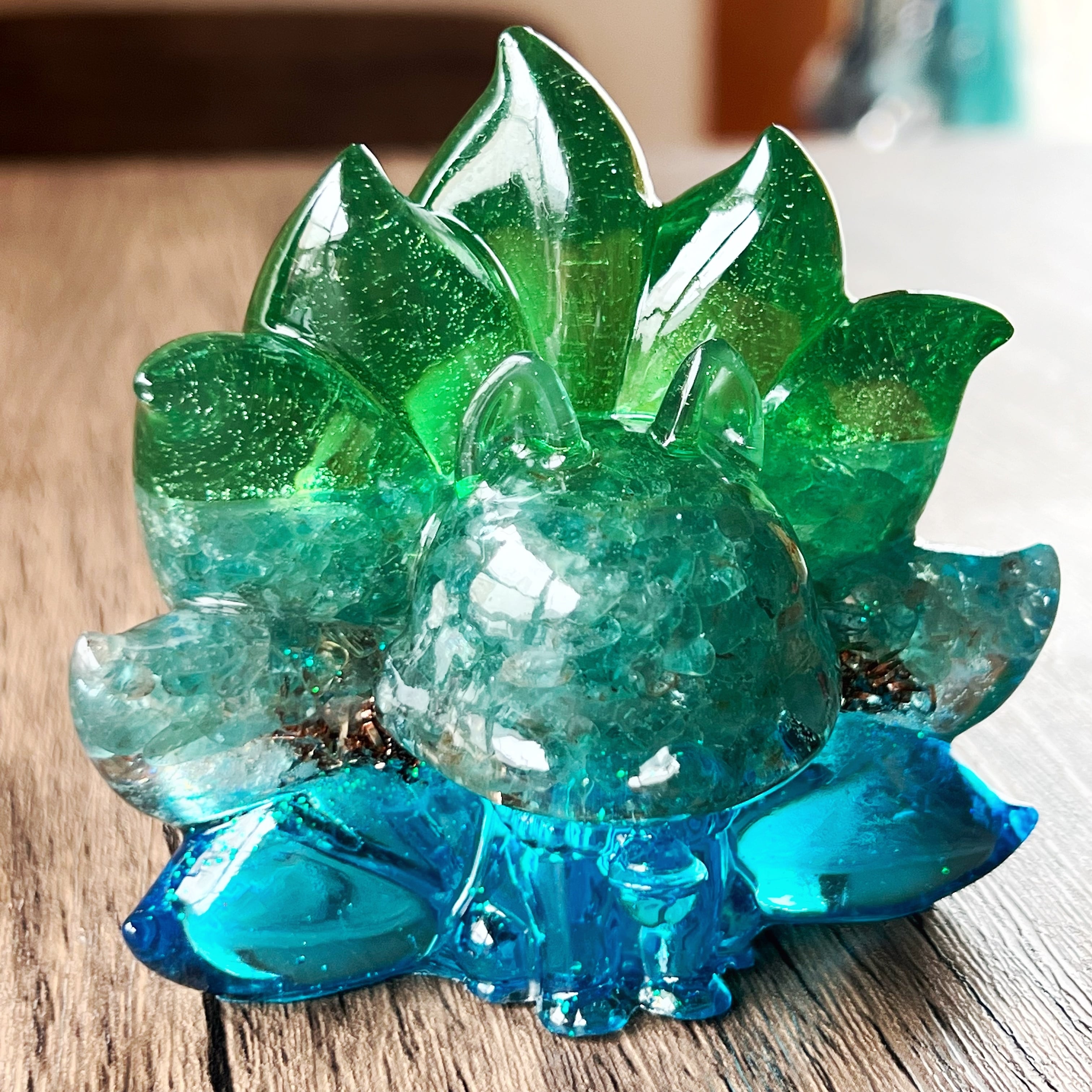 【1点もの】九尾の狐オルゴナイト アパタイト