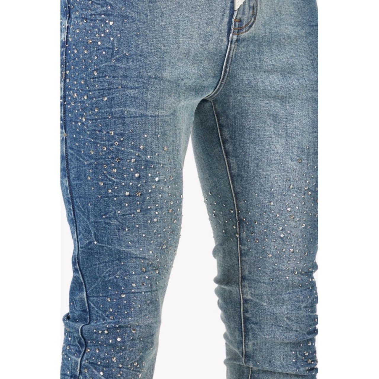 GUAPI / acid blue starry sky denim