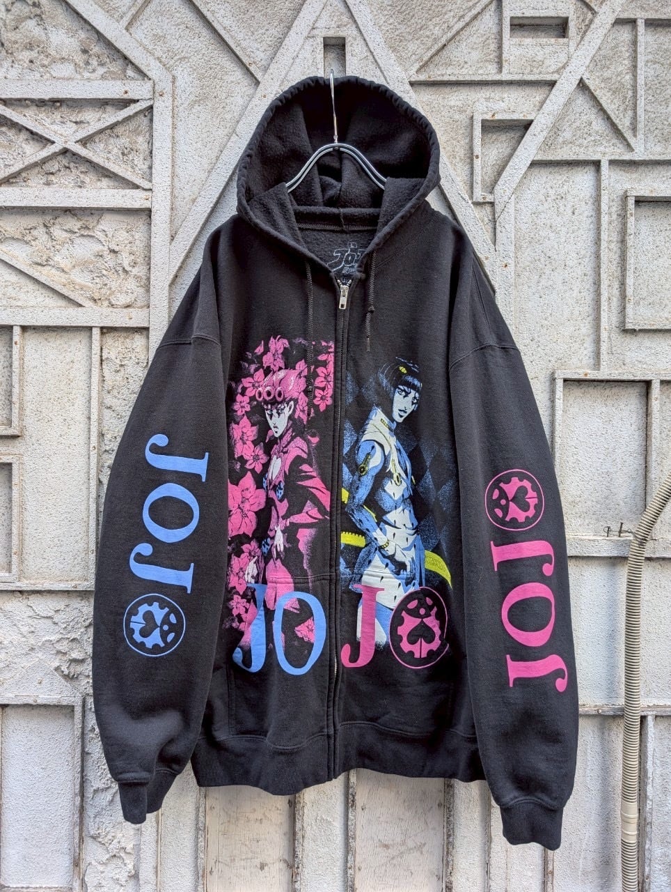 "ジョジョの奇妙な冒険" print hoodie